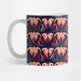 Tulips Flower Seamless Pattern V8 Mug